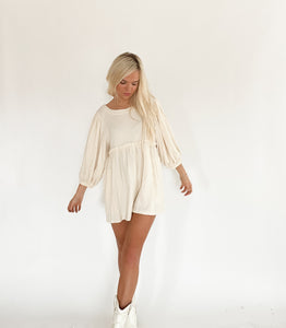 Wrinkle Gauze Romper