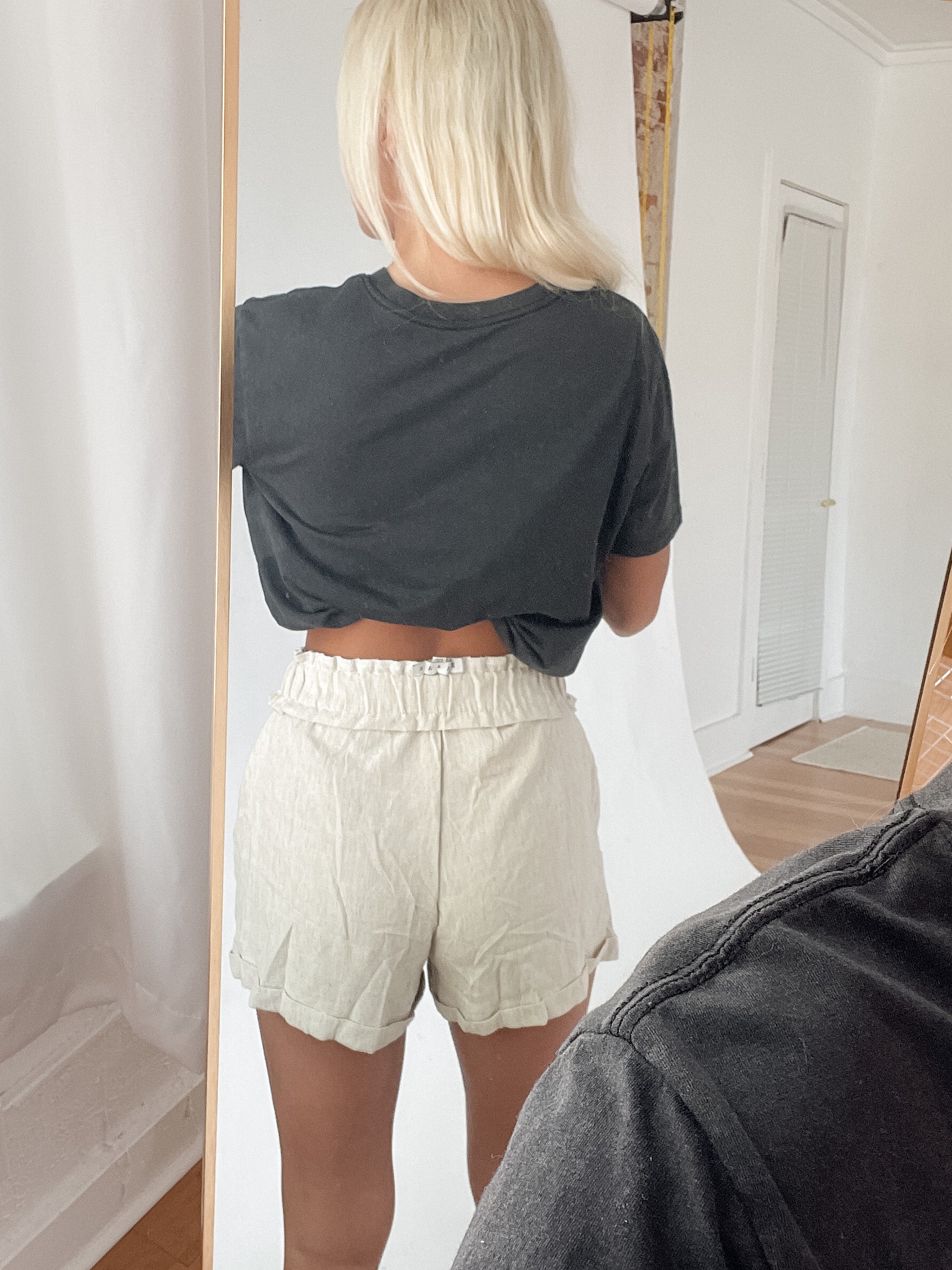 Linen High Waisted Shorts